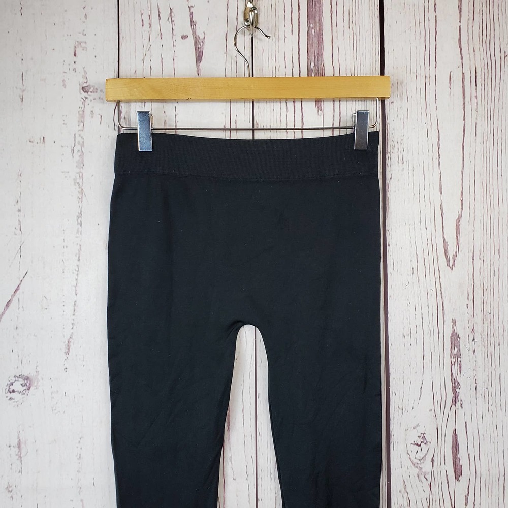 Xhilaration Star Leggings Juniors Size Sm/Med Petite Pull On Stretch Waist Black